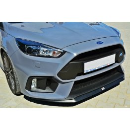 Накладка сплиттер на передний бампер на Ford Focus III RS рестайл